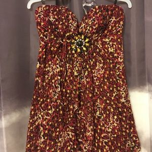 Bebe Long Strapless Top. Really Nice.